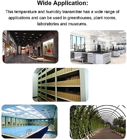 Air Temperature and Humidity Sensor RS485 Output Transmitter, MODBUS RTU Module with 4 - Wire Connection, for Greenhouse Lab Museum Use, DC 12-24V - Image 4