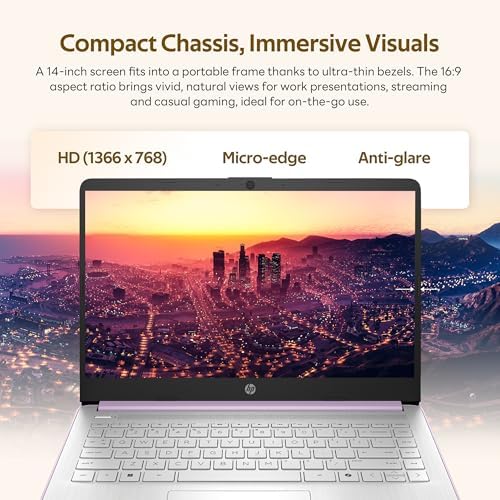 HP Stream 14" HD Student&Business Laptop with AI Copilot, Intel Processor N150, 4GB RAM, 1.12TB Storage (128GB UFS + 1TB Docking Station), 1 Year Office 365, 720p Webcam, Win 11, Lavender Purple - Image 4