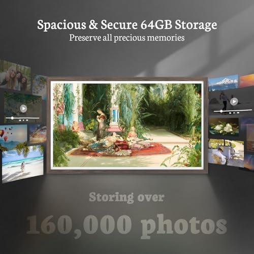 BSIMB 32" Digital Picture Frame, Anti-Glare Screen, Dual-Band Wi‑Fi, 64GB - Image 4