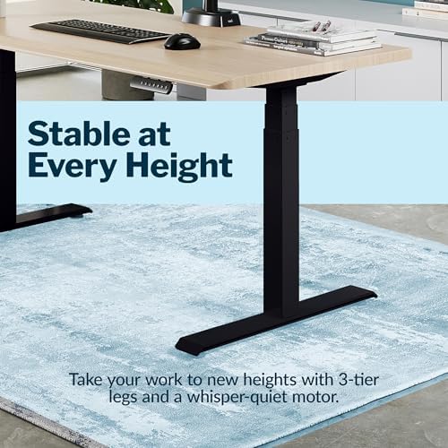 Vari ComfortEdge Electric Standing Desk – 60x30 – Light Wood/Black - Image 7