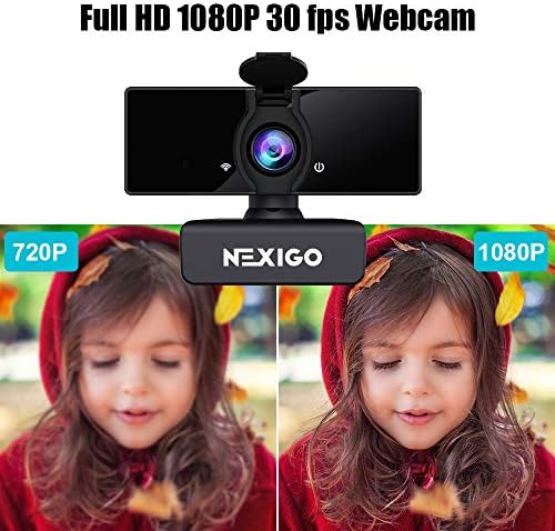 NexiGo N660 1080P Business Webcam, Dual Microphone & Privacy Cover, USB FHD Web Computer Camera, Plug and Play, for Zoom/Skype/Teams/Webex, Laptop MAC PC Desktop - Image 4