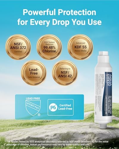 AQUA CREST RV Inline Water Filter, Garden Hose & Camper Water Filter - Image 5