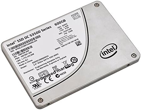 Intel S3500 Series Solid State Drive SSDSC2BB600G4 (2.5", SATA 3.0 Gb/s 600GB Storage Capacity) - Image 2