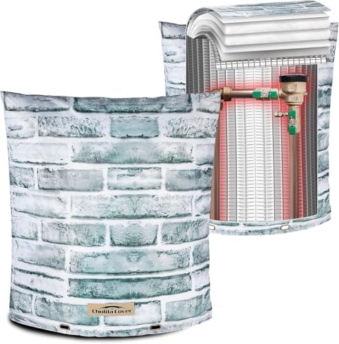 Insulated Backflow Preventer Pouch, 20x26 in, Brick White by CholilaCover