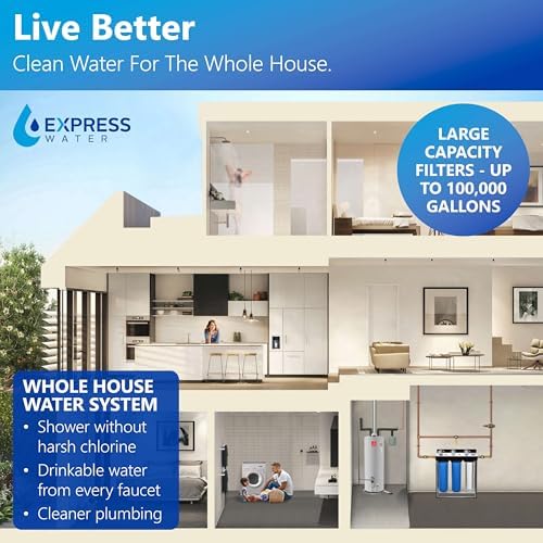 Express Water Whole House Water Filter System, Ultimate Protection, 3-Stage - Image 5