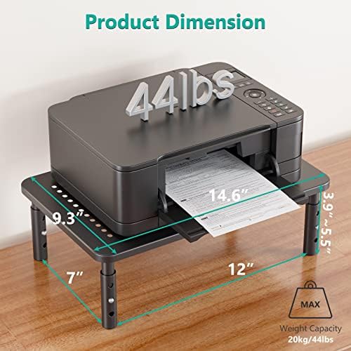 WALI Computer Monitor Stand for Desk, Adjustable Laptop Riser, up to 44 lbs - Image 3