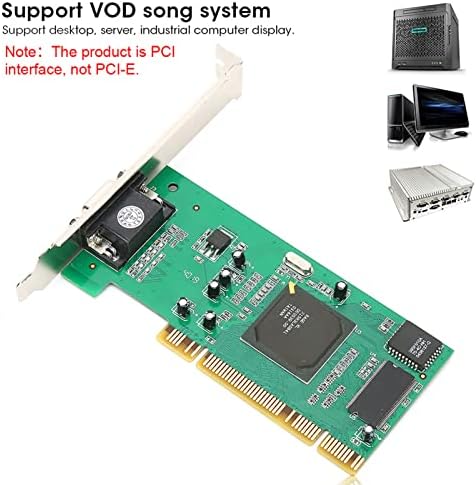 PCI Graphics Card, 8MB 32Bit VGA Card, Computer Multi Display Fit for for ATI Rage XL, 32Bit PCI VGA Video Card, Two Notch, Compatible with 64 bit PCI X Slot - Image 3