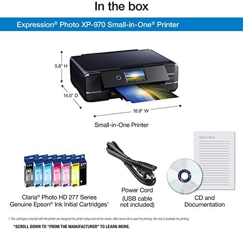 Epson Expression Photo XP-970 Wireless All-in-One Wide-Format Printer - Image 4