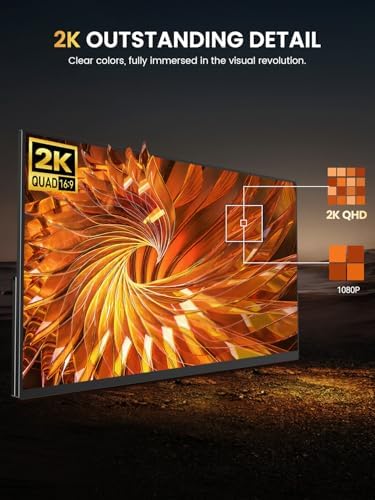 UPERFECT 24.5" 2K 165Hz Portable Monitor, 500 Nits Gaming Display - Image 4