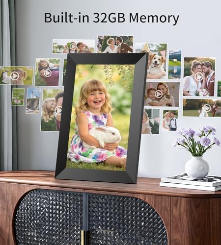 Uhale Digital Picture Frame 10.1" WiFi Electronic Photo Frames 32GB Storage - Image 3