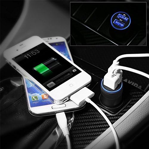 Car Charger 2 Pack, Sicodo 3.4A USB Smart Port Charger Compatible with - Image 6