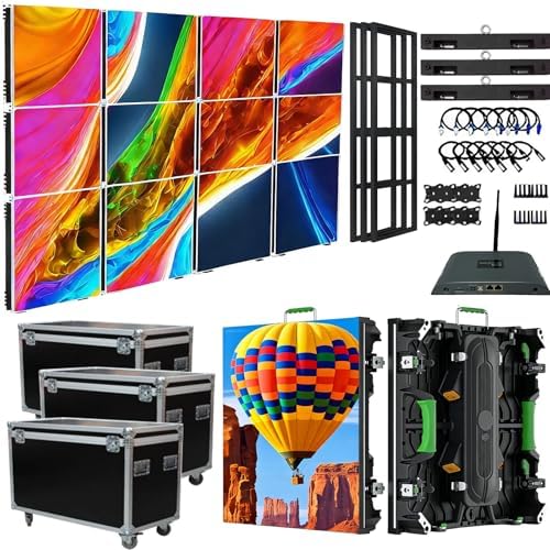 Portable LED Display Wall Panel | P1.8 P2.9 P3.91 P4.81|3840Hz High Refresh, IP65 Waterproof Cabinet | LED Video Wall Screen for Wedding Party Concert Event Advertising Show Stage Event Rental by MKORMK