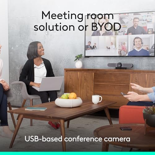 Logitech MeetUp Video Conferencing System 4K 3 Microphones - Black - Image 3