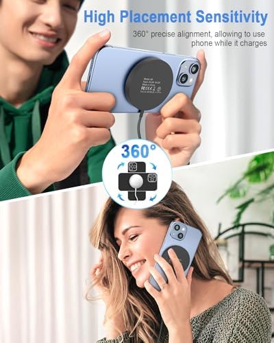 Magnetic Wireless Charger Mag Safe Charging Pad for iPhone 17/16/15/14/13 - Image 6