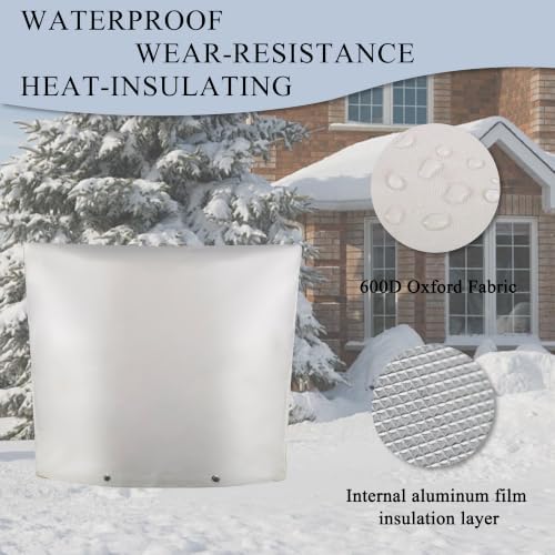 24"Wx24"H Backflow Preventer Insulation Cover, Sprinkler Covers for Outside - Image 3