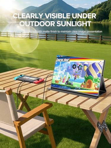 UPERFECT Portable Monitor 4K 16" 1200 Nits, 145% sRGB Laptop Monitor - Image 5