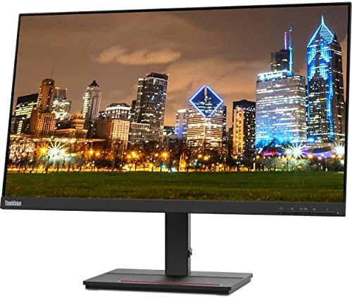 Lenovo ThinkVision S24e-20 23.8" Full HD 1920 x 1080 WLED LCD Monitor 2-Pack, 250 Nit, FreeSync, HDMI-VGA, Raven Black Bundle with Adjustable Desk Mount Monitor Stand - Image 3