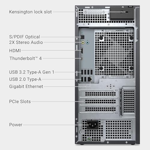 Dell Tower Plus EBT2250 Desktop Computer - Series 2 Intel Core Ultra 9 285K 24-Core CPU up to 5.7 GHz, 64GB DDR5 RAM, 2TB NVMe SSD, NVIDIA GeForce RTX 5070 12GB GDDR7, Windows 11 Pro, Graphite - Image 7
