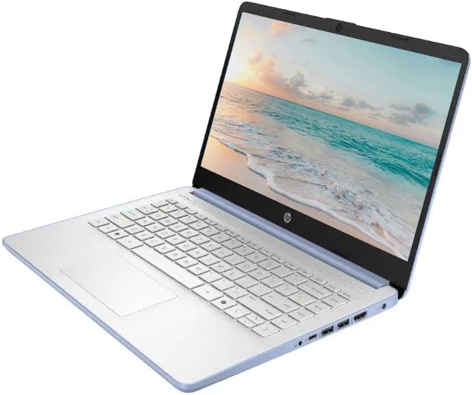 HP 14" Business Laptop Computer with 1-Year Office 365, Intel Quad-Core N150 Processor, 4GB RAM 128GB UFS, Windows 11 Home, PLUSERA Earphones, Sky Blue - Image 3