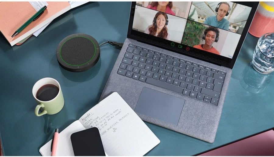 Jabra Speak2 40 Portable Speakerphone Dark Grey (Renewed) - Image 2