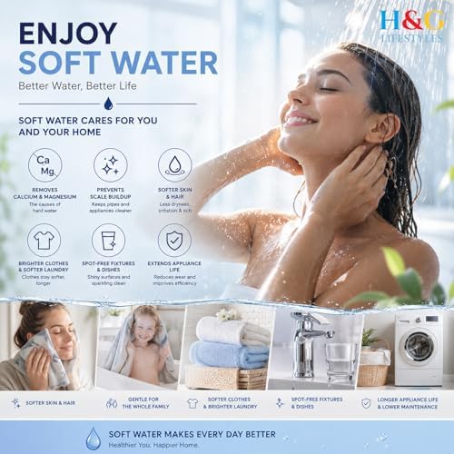 H&G Lifestyles 3 Stages Whole House Water Filter and Softener System - Image 3