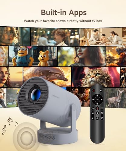 【Electric Focus】Mini Portable Projector with WiFi and Bluetooth 4K Support - Image 5