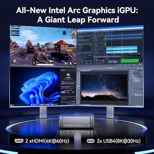 GEEKOM GT1 Mega AI Mini PC14th Gen Intel Ultra9 185H|32GB DDR5+1TB SSD - Image 6