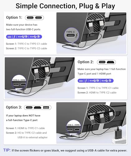 14" Laptop Screen Extender, Ultra-Thin FHD 1080P Portable Monitor - Image 3