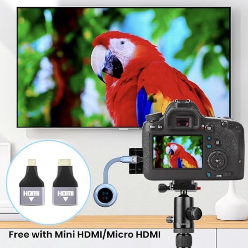 Wireless Hdmi Transmitter and Receiver, 4K Decode 1080P@60Hz HD Extender Plug&Play Portable 2.4G/5G with LED Screen Wireless Hdmi Kit for Audio to Monitor from Laptop/Pc/Tv Box/Projector - Image 6