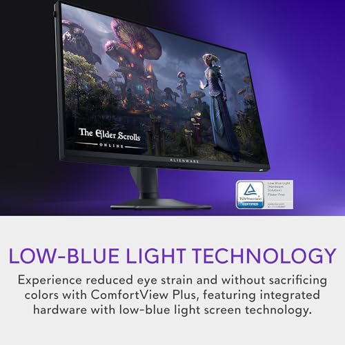 Alienware 27 4K Dual-Resolution Gaming Monitor - AW2725QF - 4K at 180Hz and FHD at 360Hz, 0.5ms GTG 1ms GTG (Extreme Mode), VESA AdaptiveSync, NVIDIA G-SYNC Compatible, HDMI/DP/USB 3.2 Gen1 - Black - Image 6
