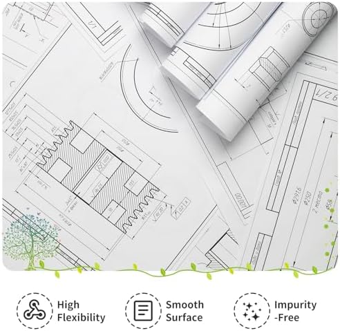 RBHK Wide Format Paper 36" x 150' CAD Bond Rolls, 2" Core, 1 Roll 20 lb Wide Format Plotter Paper for CAD Drawings, Engineering Plans, Blueprints & Architectural Designs - Image 4