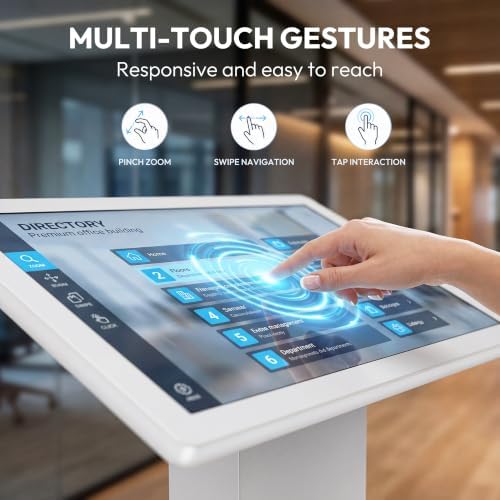 32-inch Floor Standing Self Service Kiosk with Touchscreen - Image 3