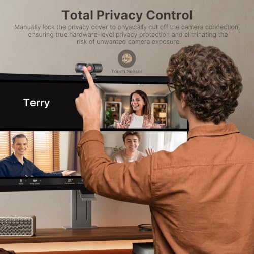 NexiGo HelloCam Ultra, 4K Webcam with Windows Hello Facial Recognition, Auto Electronic Shutter, 1080p 60fps, 9-Step Digital Zoom, Stereo Mics, Ultra HD Web Cam for Zoom/Teams/Streaming/Video Calls - Image 5