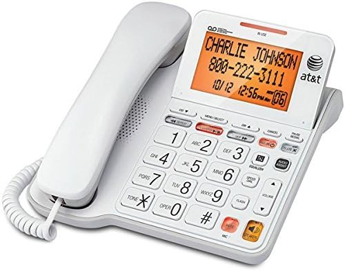 AT&T CL4940 Corded Phone with Digital Answering System, Caller ID, Large Tilt Display - Image 3