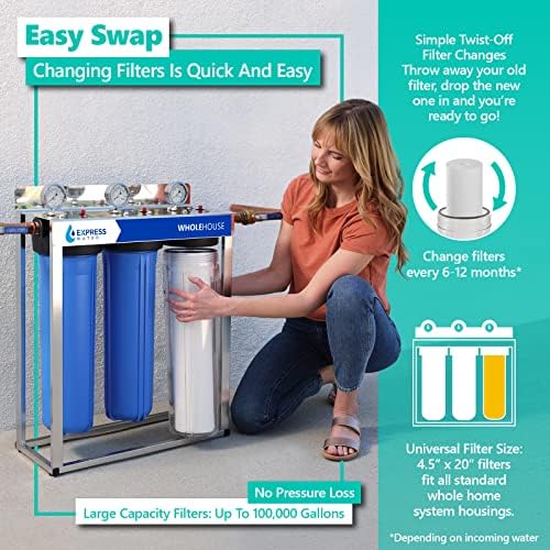 Express Water Sediment Replacement Filter, Whole House, 5 Micron, 4.5” x - Image 4