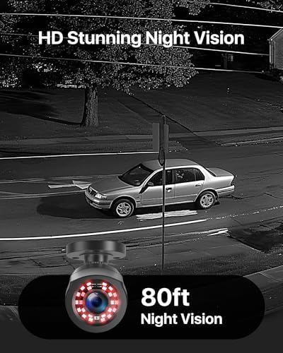 ZOSI 3K Lite 16CH Security Camera System with AI Human Vehicle Detection,Night Vision,8pcs Wired 1080P Outdoor Indoor Weatherproof Cameras,H.265+ 16 Channel CCTV DVR with 2TB HDD for 24/7 Recording - Image 3