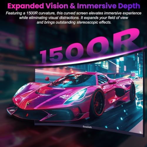 Gawfolk 32 Inch 4K 240Hz Curved Gaming Monitor, UHD 3840 x 2160, 1500R - Image 6