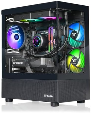 Thermaltake LCGS View i570-170 Gaming Desktop (Intel Core™ i9-14900KF, ToughRam 32GB DDR5 6000MT/s RGB Memory, NVIDIA® GeForce RTX™ 5070, 1TB NVMe M.2, WiFi, Windows 11) V17B-B76B-570-LCS by Unknown