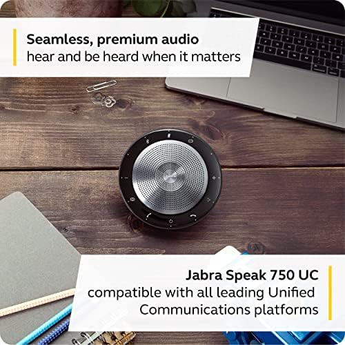 Jabra PanaCast Meet Anywhere+ Video Conference Bundle, 180 Panoramic-4K View Camera, 750 Conference Speakerphone, UC Certified, USB Cable, Table Stand, Travel Case - Image 4