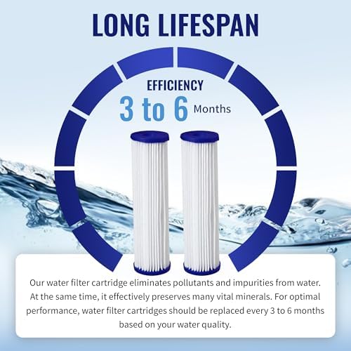 CFS Pleated Sediment Pre-Filters for EQ-304, 10 x 2.5 in, 4 Pack - Image 5