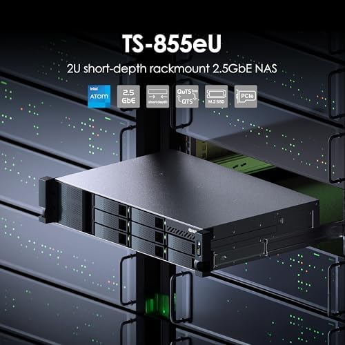 QNAP TS-855eU-8G-US 8 Bay 2U Rackmount NAS - Image 2