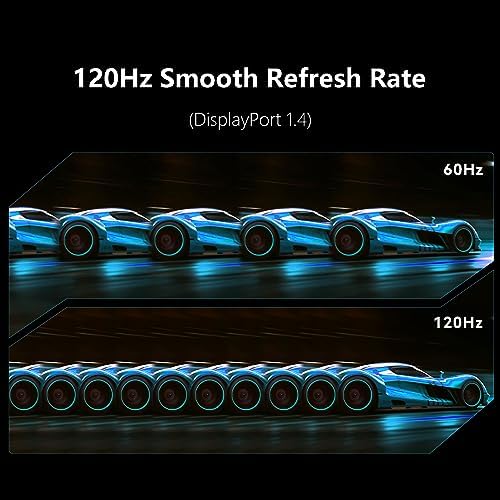 INNOCN 49" Curved Monitor Ultrawide Gaming 5K2K 120Hz 32:9 QHD 5120 x 1440P Computer Monitor, R1800, 99% sRGB, HDR400, USB Type C, DisplayPort, HDMI, Built-in Speakers, Height/Tilt Adjustable - 49C1R - Image 5