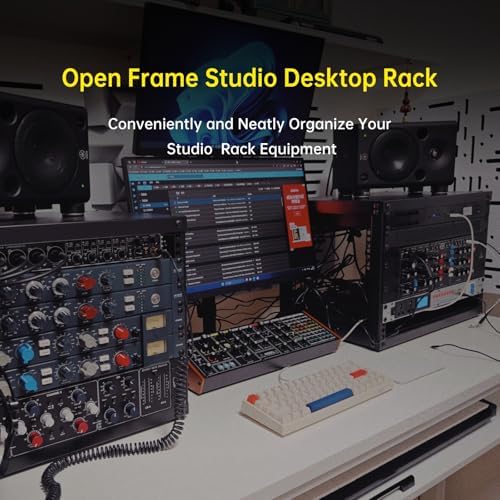 6U Open Frame Network Rack, Small Server Rack Shelf - Image 5