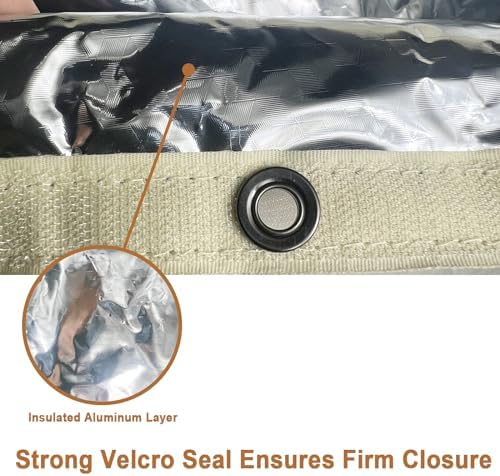 Backflow Preventer Insulation Cover,Pipe Insulation,Outdoor Pipe Covers For Winter Freeze Protection,Outdoor Faucet Covers For Winter Freeze Protection,Insulated Pipe Covers For Outside (16w*26h) - Image 6