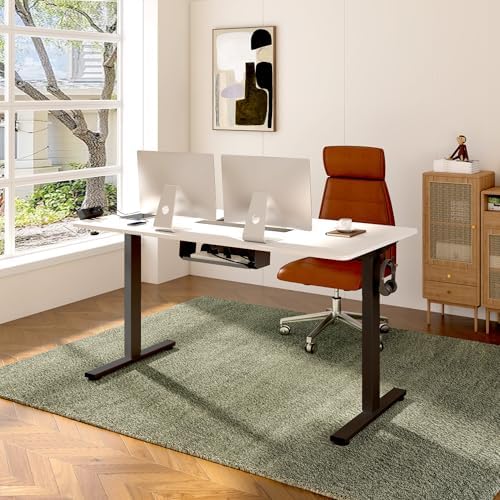 FLEXISPOT EN2 48"x24" Standing Desk with Power Strip Bundle, White - Image 2