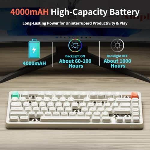 nuphy Node75 Wireless Mechanical Keyboard, 75% Gaming Keyboard - Image 6