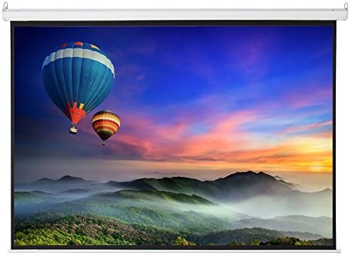 Motorized Projector Screen with Remote Control, No Wrinkles, Without Dents, HD Screen, for Home Theater Office Classroom TV Usage (100in 4:3) - Image 2