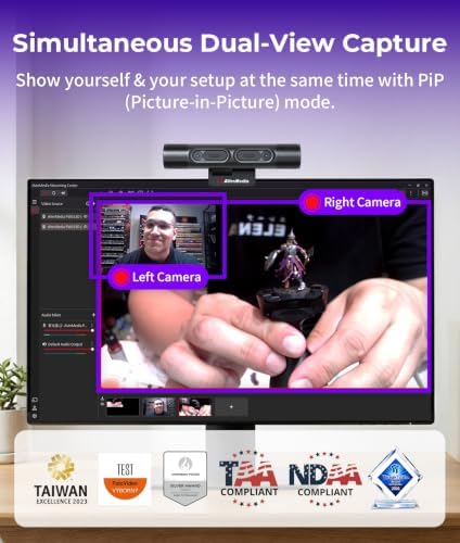 AVerMedia PW313D DualCam 2K Document Camera for Trading Cards, Miniatures - Image 3