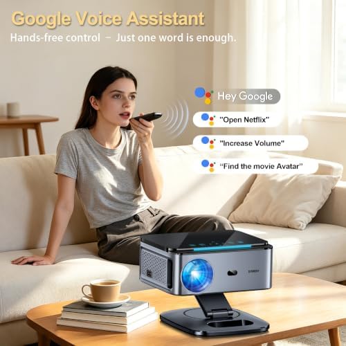 Google TV Smart Projector 4K, 2500 ANSI Projector With WiFi and Bluetooth - Image 5