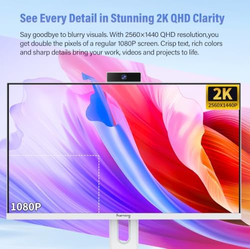 suevery 27" All-in-One Desktop Computer, Core i5 AIO Gaming PC,16GB / 512GB - Image 3